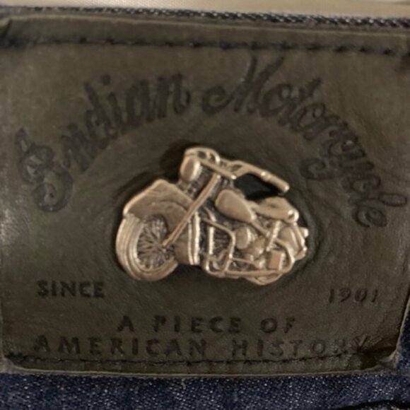 INDIAN MOTORCYLE MENS JEANS  BLUE  SZ (40X32) - Picture 3 of 6